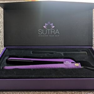 Like New! Sutra Purple Hair Straightener Flat Iron Ceramic Plates Full Size
